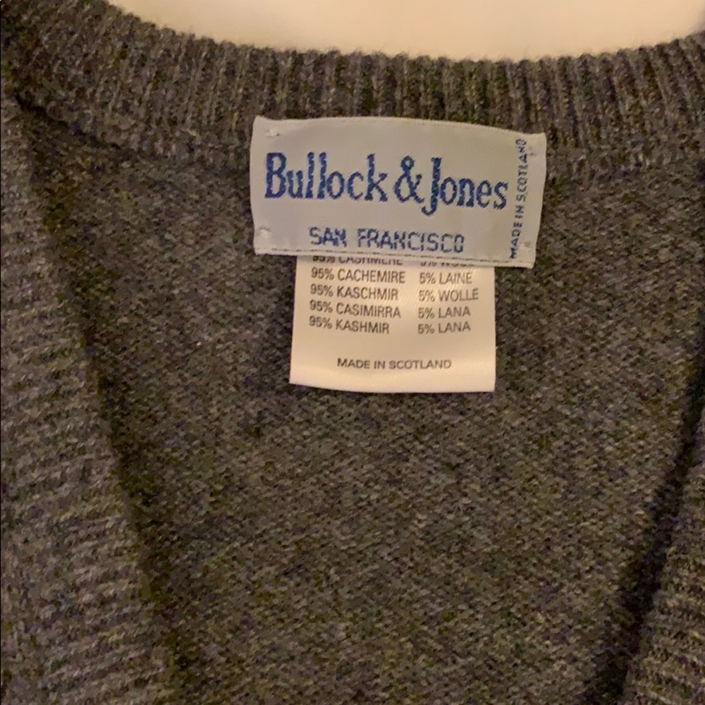 Bullock & James Cashmere sweater